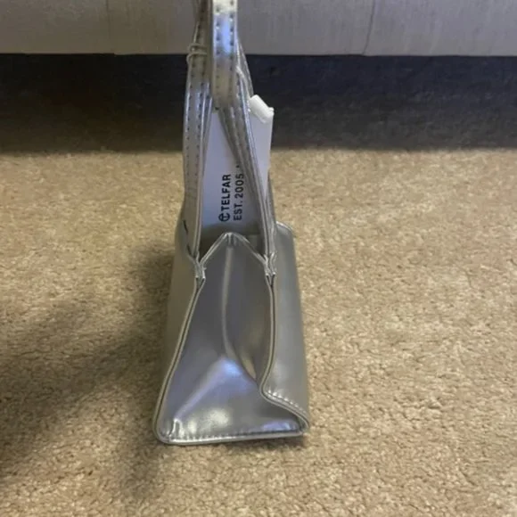 Telfar Small Silver Shopping Bag - Picture 2 of 4